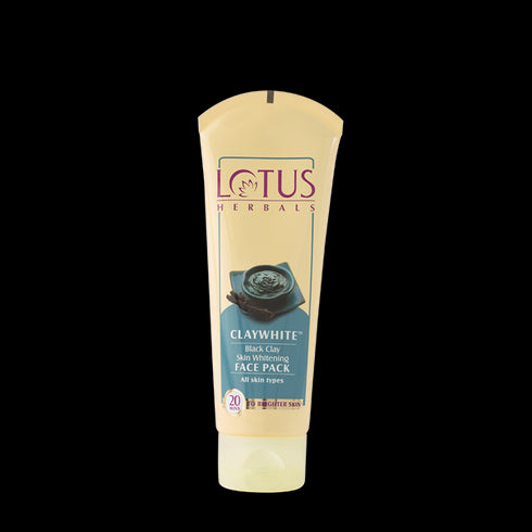 Lotus Claywhite Black Clay Skin Brightening Face Pack